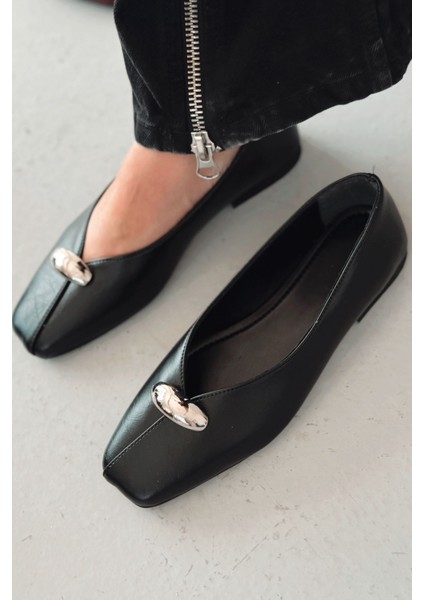 Tormel Kadın Babet Siyah Mat Deri modelleri