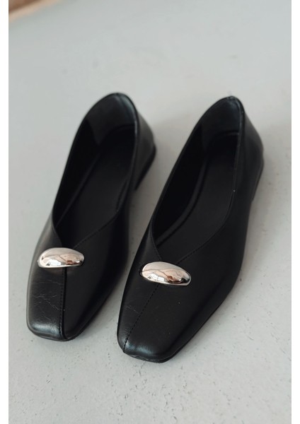 Tormel Kadın Babet Siyah Mat Deri indirimleri