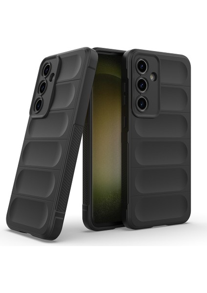 Samsung Galaxy S25 Fe Uyumlu Kılıf Kamera Korumalı Içi Kadife Leke Bırakmaz Dalga Desenli Kapak