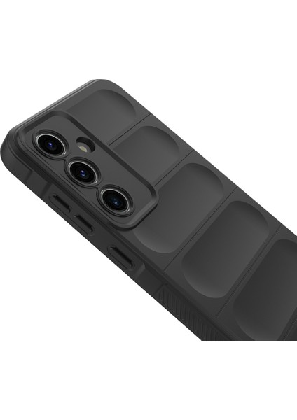 Samsung Galaxy S25 Fe Uyumlu Kılıf Kamera Korumalı Içi Kadife Leke Bırakmaz Dalga Desenli Kapak