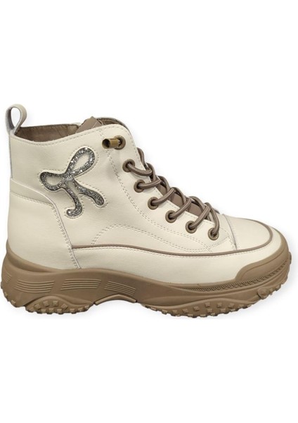 25K310-3 Fermuarlı Bilek Boy Sneakers Spor Bot