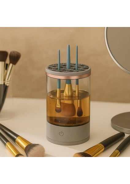 USB Şarjlı Makyaj Fırçası Temizleyici Aparat Hızlı Kurutmalı, Çok Yönlü Fırça Temizleyici fiyatları