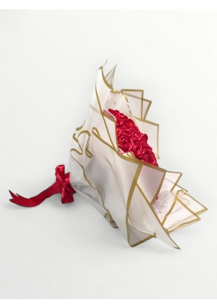 41'li Saten Gül Buketi - Kız Isteme Çiçeği modelleri