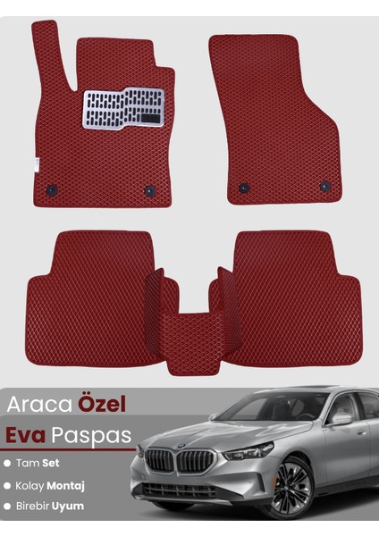 Bmw 5 Serisi G30 Sedan (2017-2025) Uyumlu Eva Paspas Tam Set–araca Özel,su Geçirmez