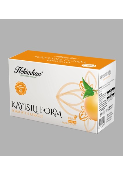 Kayısılı Form Çay Doğal 20LI Süzen Poşet
