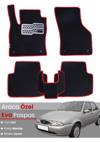 Ford Fiesta (1995-2002) Uyumlu Eva Paspas Tam Set–araca Özel,su Geçirmez,kolay Montaj
