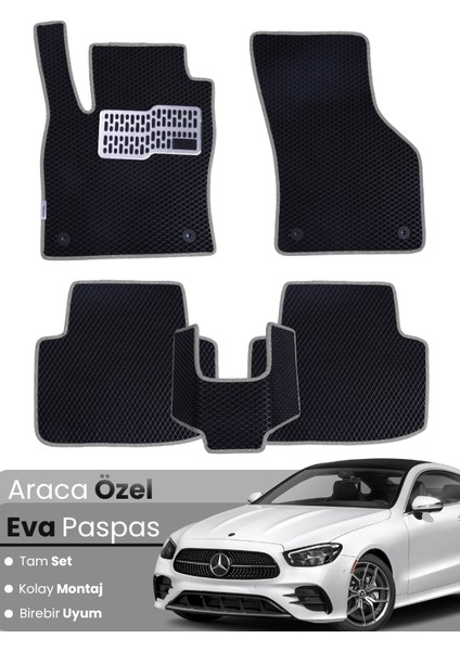 Mercedes Benz E Coupe A238 (2017-2023) Uyumlu Eva Paspas Tam Set – Araca Özel Tasarım
