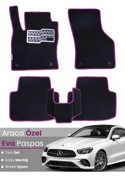 Mercedes Benz E Coupe A238 (2017-2023) Uyumlu Eva Paspas Tam Set – Araca Özel Tasarım