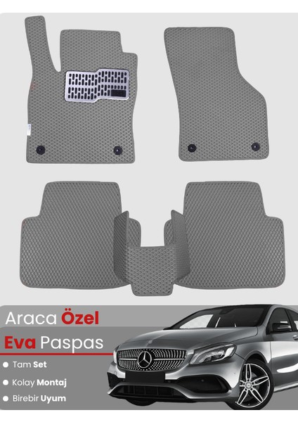 Mercedes Benz A Serisi W176 (2012-2018) Uyumlu Eva Paspas Tam Set – Araca Özel Tasarım