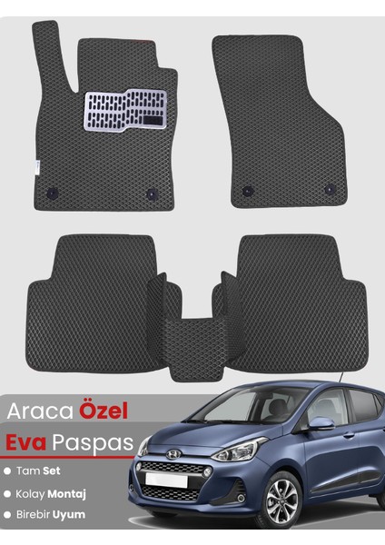 Hyundai I10 (2013-2019) Uyumlu Eva Paspas Tam Set–araca Özel,kolay Montaj,su Geçirmez