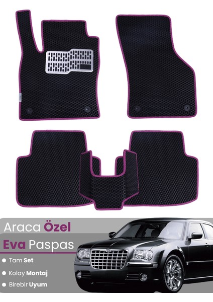 Chrysler 300C (2004-2011) Uyumlu Eva Paspas Tam Set–araca Özel,su Geçirmez,kolay Montaj