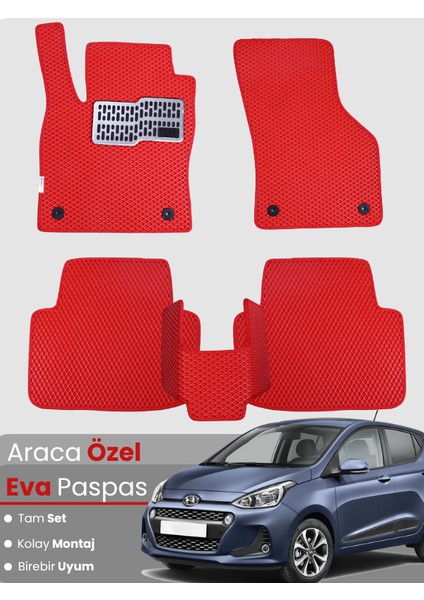 Hyundai I10 (2013-2019) Uyumlu Eva Paspas Tam Set–araca Özel,kolay Montaj,su Geçirmez