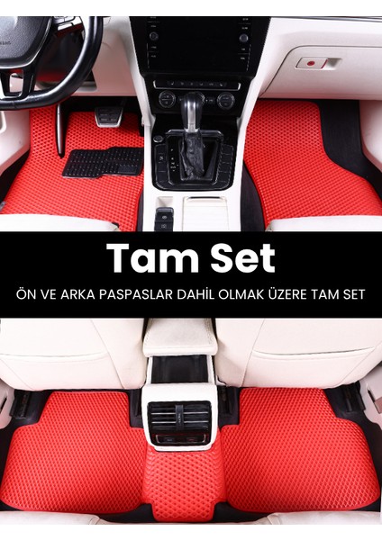 Mercedes Benz B Serisi W246 (2012-2018) Uyumlu Eva Paspas Tam Set – Araca Özel Tasarım modelleri