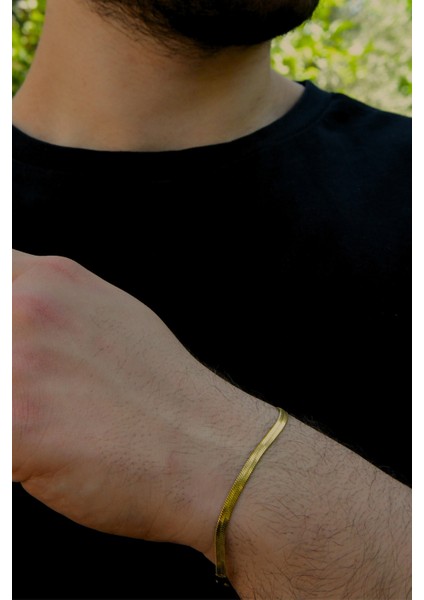 Italyan Ezme Model Kadın Çelik Zincir Bileklik 4mm fiyatları