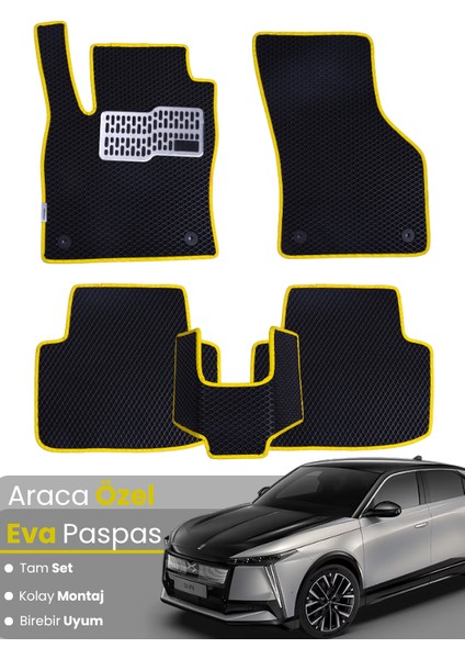 Citroen Ds4 (2021-2024) Uyumlu Eva Paspas Tam Set–araca Özel,su Geçirmez,kolay Montaj