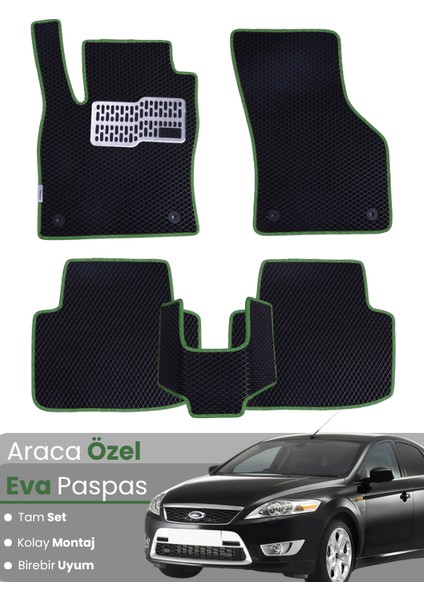 Ford Mondeo (2007-2014) Uyumlu Eva Paspas Tam Set–araca Özel,su Geçirmez,kolay Montaj