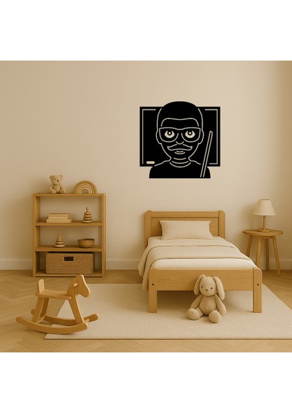 Öğretmen Erkek Emoji Dekoratif Tablo - BRF19679-7989 modelleri