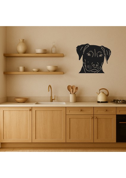 Modern Köpek Yüzü Mdf Duvar Dekoru - BRF11903-9374 fiyatları