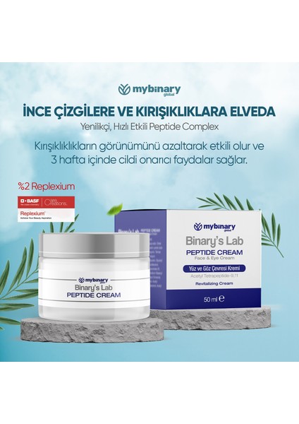 Binary's Lab Peptit Krem (Yüz ve Göz Çevresi Kremi ) 50 ml fiyatları