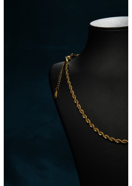 Burgu Model Unisex Çelik Zincir Kolye 4 mm fırsatları