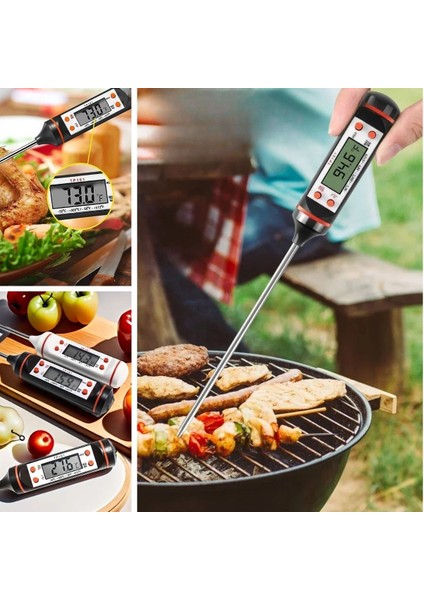 Buffer® Dijital Gıda Termometresi Süt,et,yoğurt Mayalama,mama Derecesi Ölçer Gıda Termometresi modelleri