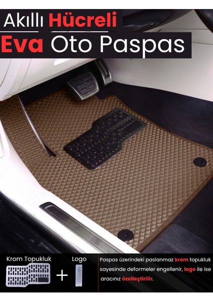 Audi A6 (2004-2011) Uyumlu Eva Paspas Tam Set–araca Özel,su Geçirmez,hızlı ve Kolay Montaj fiyatları