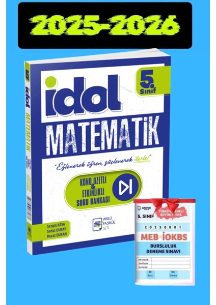 5. Sınıf Idol Matematik Konu Özetli ve Etkinlikli Soru Bankası