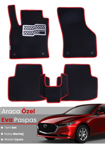 Mazda 3 (2013-2019) Uyumlu Eva Paspas Tam Set – Araca Özel Tasarım