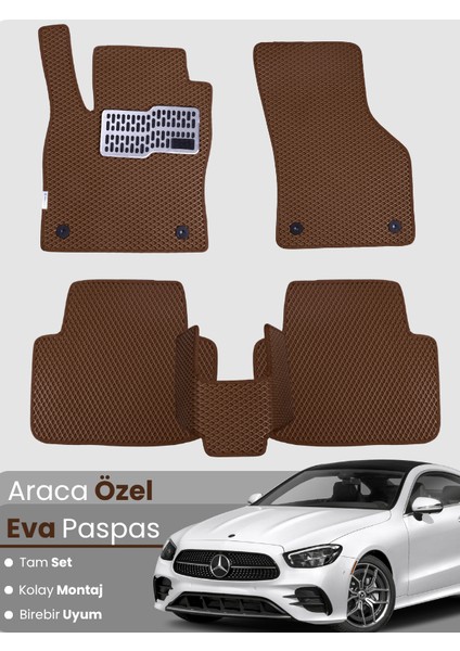 Mercedes Benz E Coupe A238 (2017-2023) Uyumlu Eva Paspas Tam Set – Araca Özel Tasarım