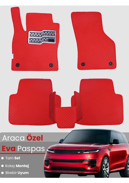 Land Rover Range Rover Sport (2022-2025) Uyumlu Eva Paspas Tam Set – Araca Özel Tasarım