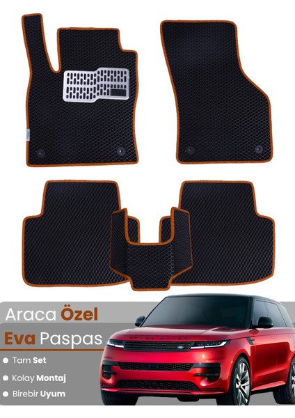 Land Rover Range Rover Sport (2022-2025) Uyumlu Eva Paspas Tam Set – Araca Özel Tasarım