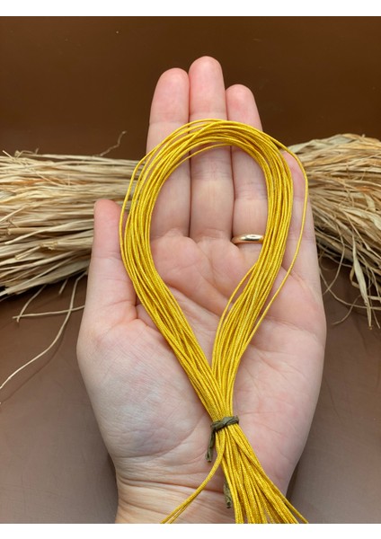 Paraşüt Ipi Hardal Sarısı Renk 1.kalite 10 Metre Takı Bileklik Anahtarlık Kolye Ipi fiyatları