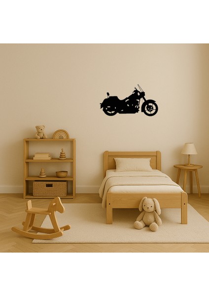 Klasik Motosiklet Dizaynlı Mdf Dekoratif Tablo - BRF12506-9198 modelleri