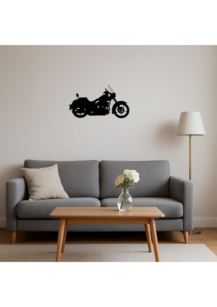 Klasik Motosiklet Dizaynlı Mdf Dekoratif Tablo - BRF12506-9198 fırsatları