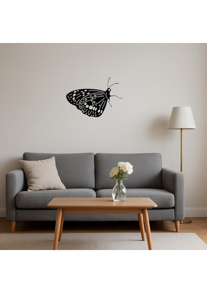 Renkli Mdf Kelebek Duvar Dekorasyonu - BRF12486-9550 fırsatları
