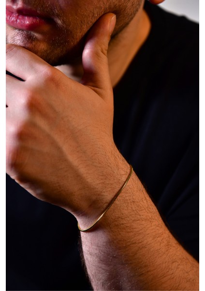 Yılan Model Unisex Çelik Zincir Bileklik modelleri