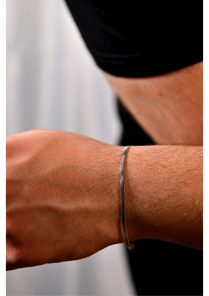 Italyan Ezme Model Unisex Çelik Zincir Bileklik 2mm fiyatları