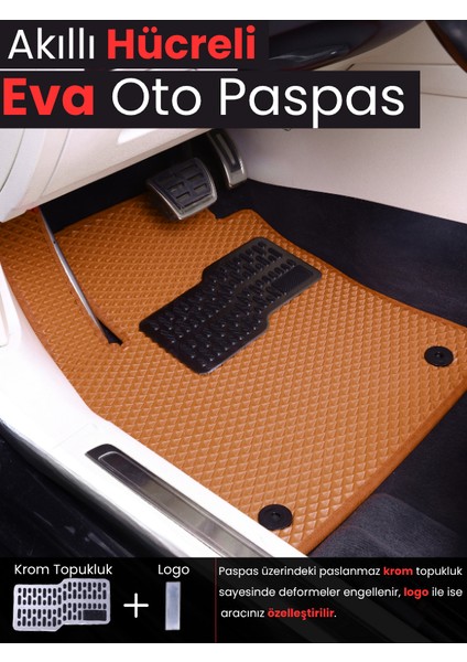 Fiat Fiorino Koltuklu (2007-2021) Uyumlu Eva Paspas Tam Set–araca Özel,su Geçirmez fiyatları