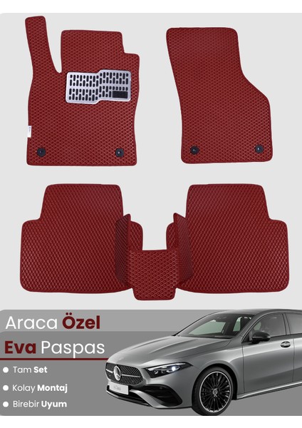 Mercedes Benz A Serisi W177 Hatchback (2018-2025) Uyumlu Eva Paspas Tam Set – Araca Özel Tasarım