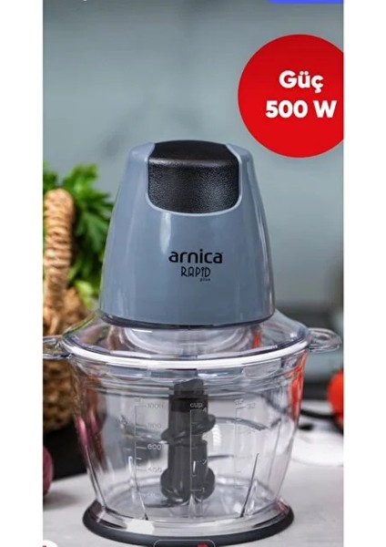 Rapid Plus Gri GH21135 Mini 500 W Doğrayıcı