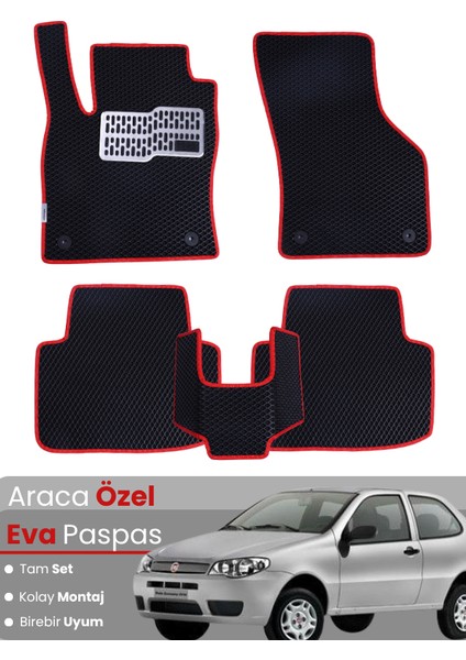 Fiat Linea (2007-2018) Uyumlu Eva Paspas Tam Set–araca Özel,su Geçirmez,hızlı ve Kolay Montaj