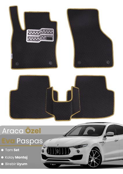 Maserati Levante (2017-2025) Uyumlu Eva Paspas Tam Set – Araca Özel Tasarım