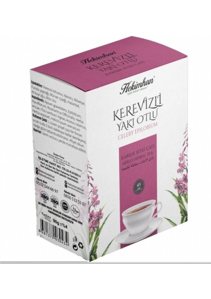 Kerevizli Yakıotlu Karışık Çay 45 Li Süzen Poşet