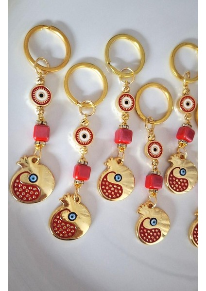 Hediyelik 10'lu Nar Bolluk Bereket Anahtarlık modelleri