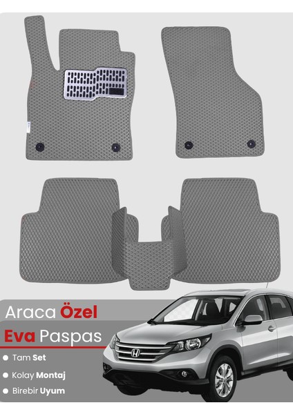 Honda Crv 4 (2012-2017) Uyumlu Eva Paspas Tam Set–araca Özel,kolay Montaj,su Geçirmez
