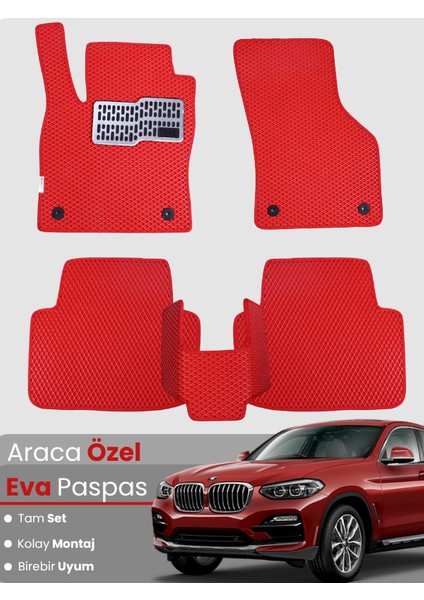 Bmw X4 F26 (2014-2019) Uyumlu Eva Paspas Tam Set–araca Özel,su Geçirmez,hızlı ve Kolay Montaj