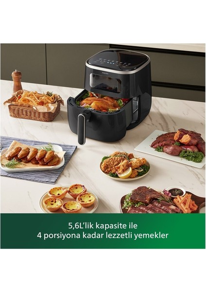 Yüksek Performanslı 1700W Airfryer Xl, 5,6l, Hızlı ve Sağlıklı Pişirme indirimleri