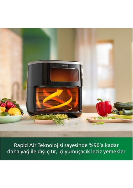 Yüksek Performanslı 1700W Airfryer Xl, 5,6l, Hızlı ve Sağlıklı Pişirme