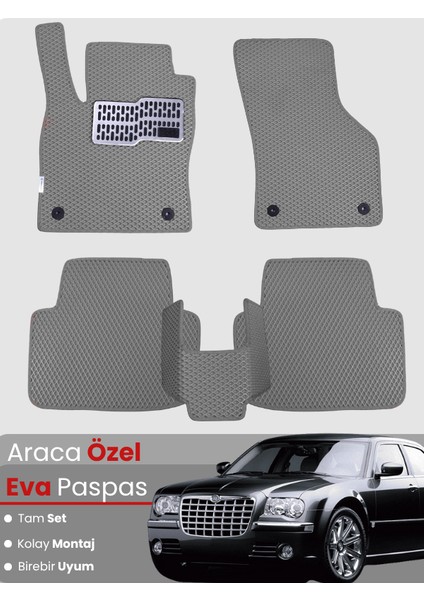 Chrysler 300C (2004-2011) Uyumlu Eva Paspas Tam Set–araca Özel,su Geçirmez,kolay Montaj