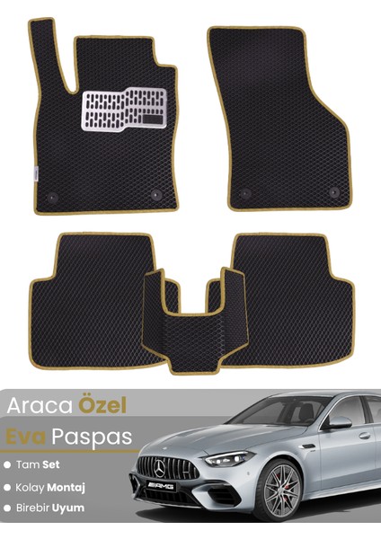 Mercedes Benz C Serisi W206 (2021-2025) Uyumlu Eva Paspas Tam Set – Araca Özel Tasarım